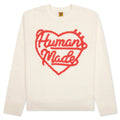 Low Gauge Knit Sweater White