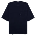 Adjustable Waist Pocket T Shirt Navy