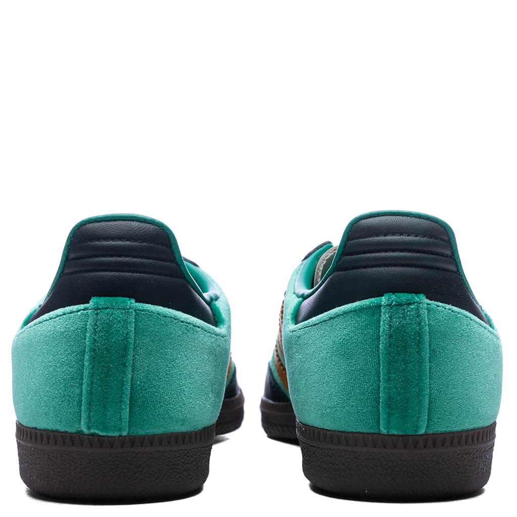 Womens Samba OG Court Green Preloved Yellow Collegiate Green