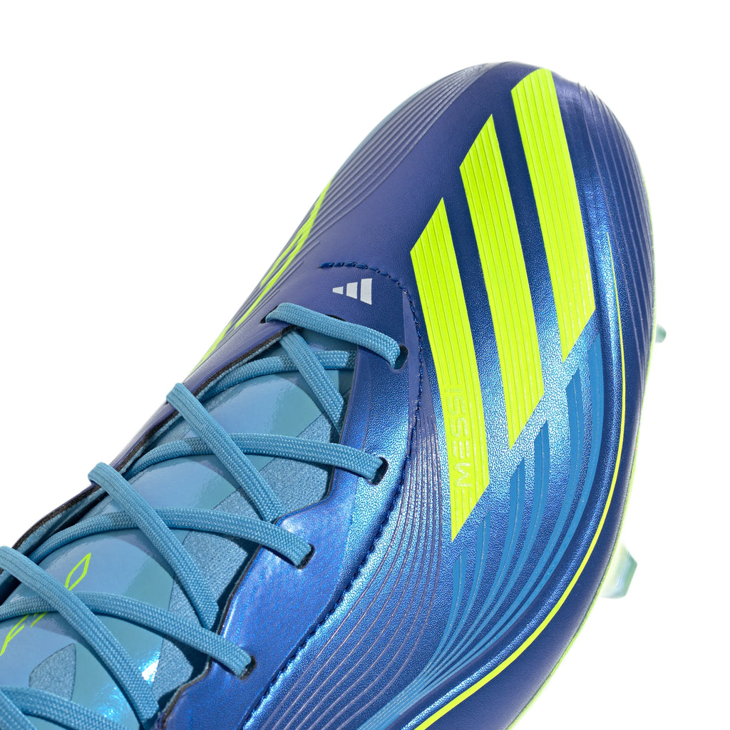 adidas F50 Messi Elite FG Mens Soccer Cleats Royal Blue Yellow Blue