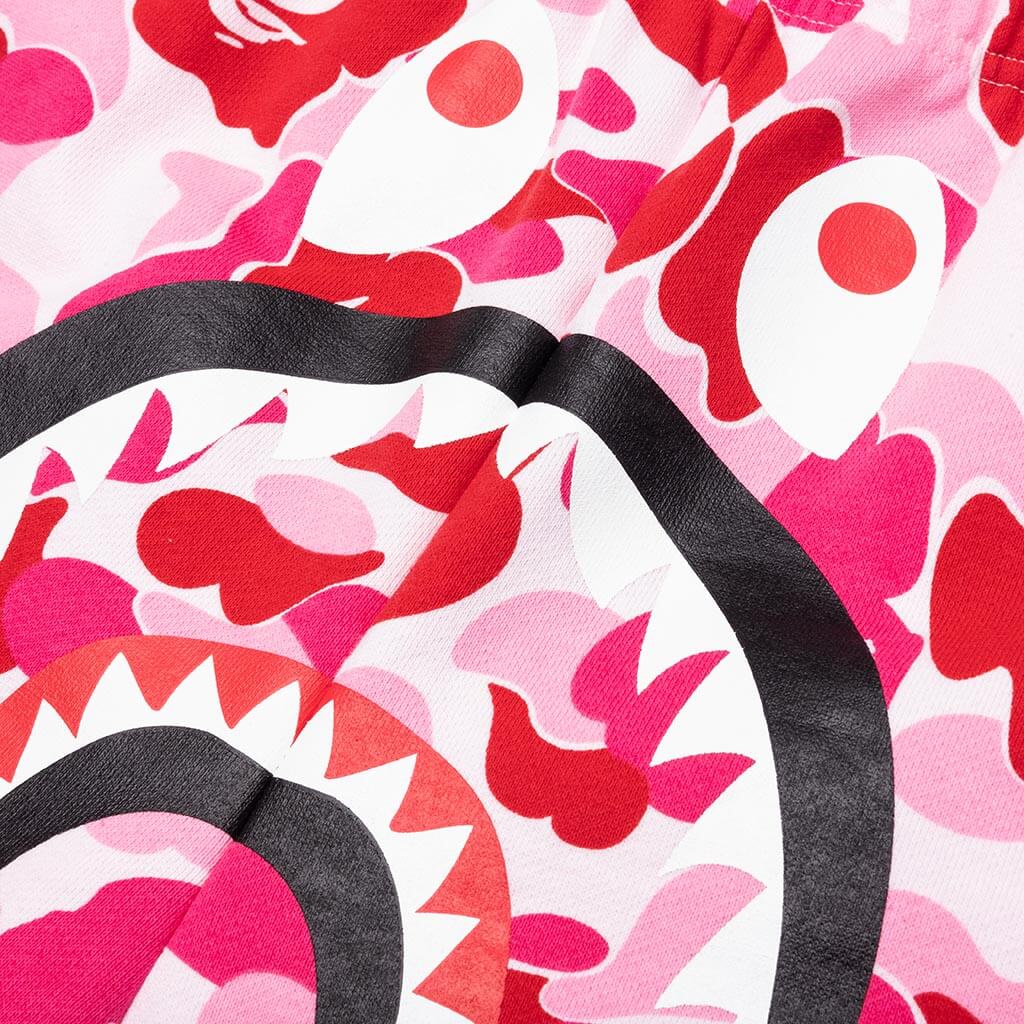 ABC Camo Shark Sweat Shorts Pink