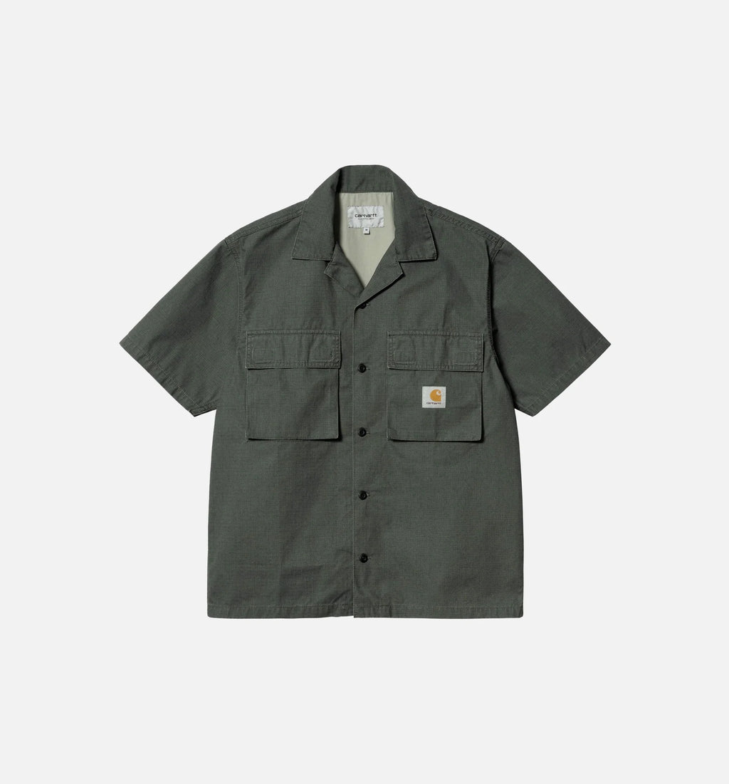 Wynton Mens Short Sleeve Shirt Olive