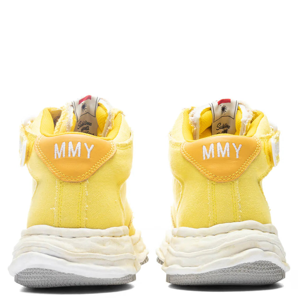 Wayne High OG Sole Washed Canvas Sneaker Yellow