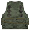 Papillon Jacquard Sateen Radio Vest Olive