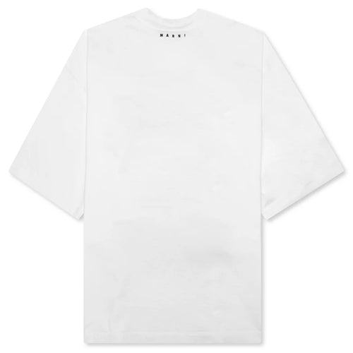 Slogan Print Organic Cotton T Shirt Lily White